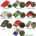10 Kinds Flavours Tea, including Puerh,Black,Green,White tea, Oolong, Puer, Dahongpao, Tieguanyin, Free Shipping