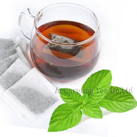 Mint Flavor Puerh Teabag,Reduce Weight Ripe Pu-erh,Delicious