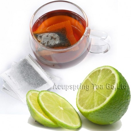 Lemon Flavor Puerh Teabag,Reduce Weight Ripe Pu-erh,Delicious