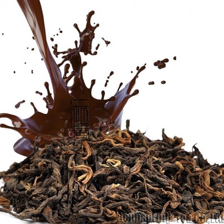Chocolate Flavor Puerh Tea,Fruit flavor Loose Leaf Pu'er,Reduce Weight Ripe Pu-erh,CTX802