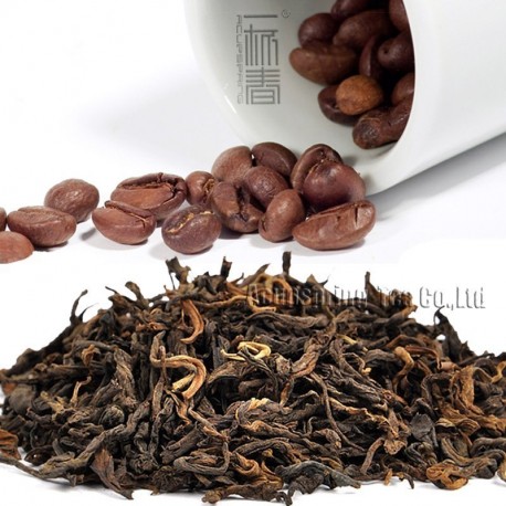 Coffee Flavor Puerh Tea,Fruit flavor Loose Leaf Pu'er,Reduce Weight Ripe Pu-erh,CTX816