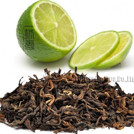 Lemon Flavor Puerh Tea,Fruit flavor Loose Leaf Pu'er,Reduce Weight Ripe Pu-erh,CTX813