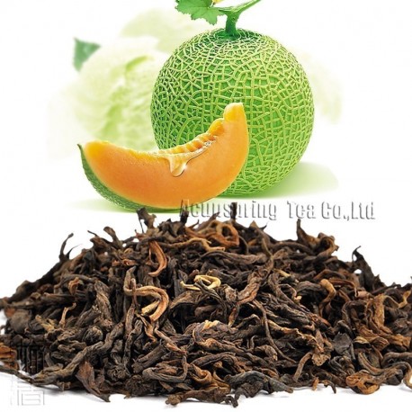 Cantaloupe Flavor Puerh Tea,Fruit flavor Loose Leaf Pu'er,Reduce Weight Ripe Pu-erh,CTX812