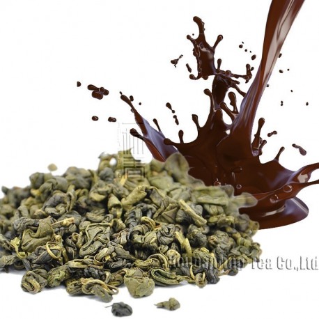Chocolate Flavor Green Tea,Early Spring Biluochun,Reduce weight tea,CTX602